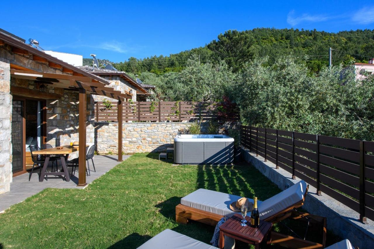 La Terra Petra Villa Skala Rachoni  Eksteriør billede