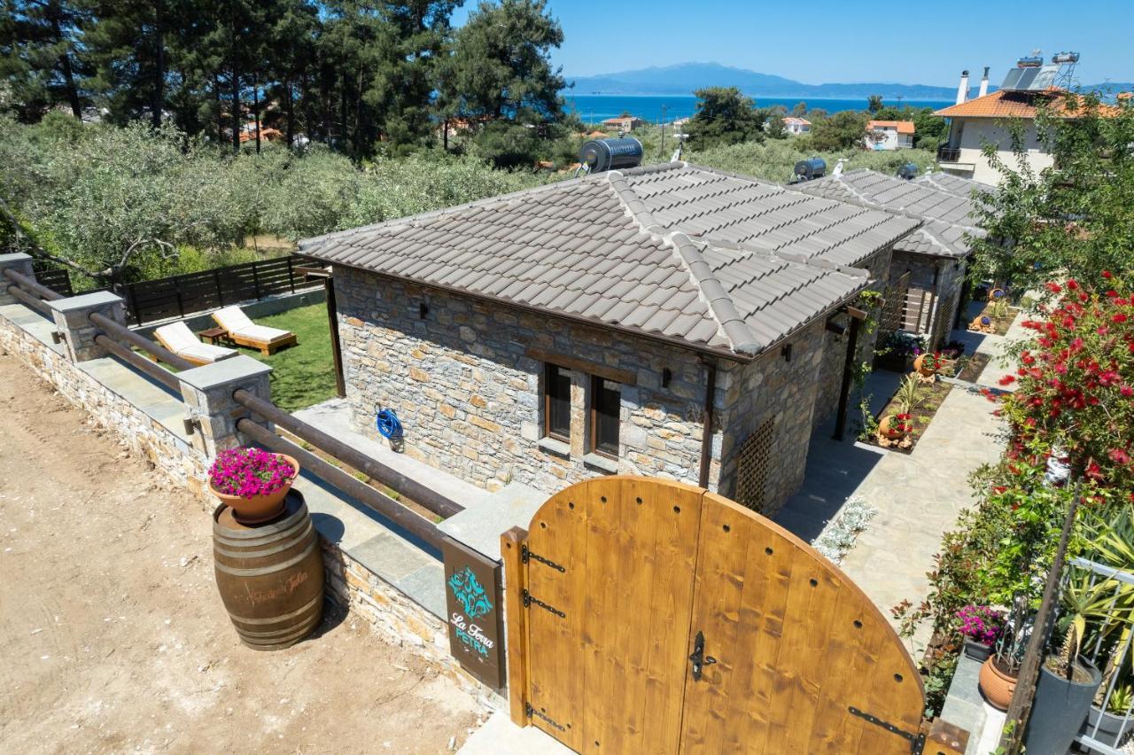 La Terra Petra Villa Skala Rachoni  Eksteriør billede
