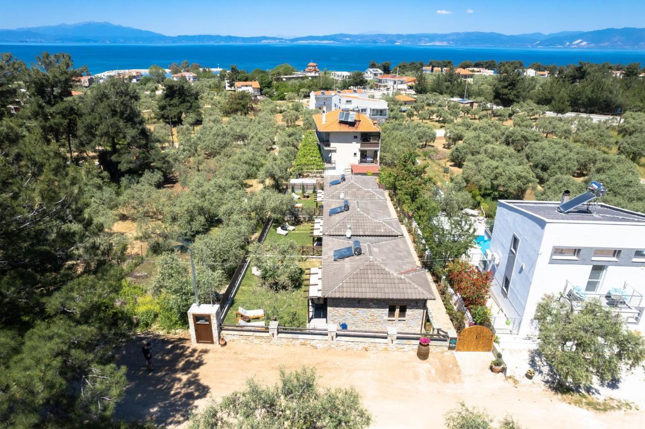 La Terra Petra Villa Skala Rachoni  Eksteriør billede